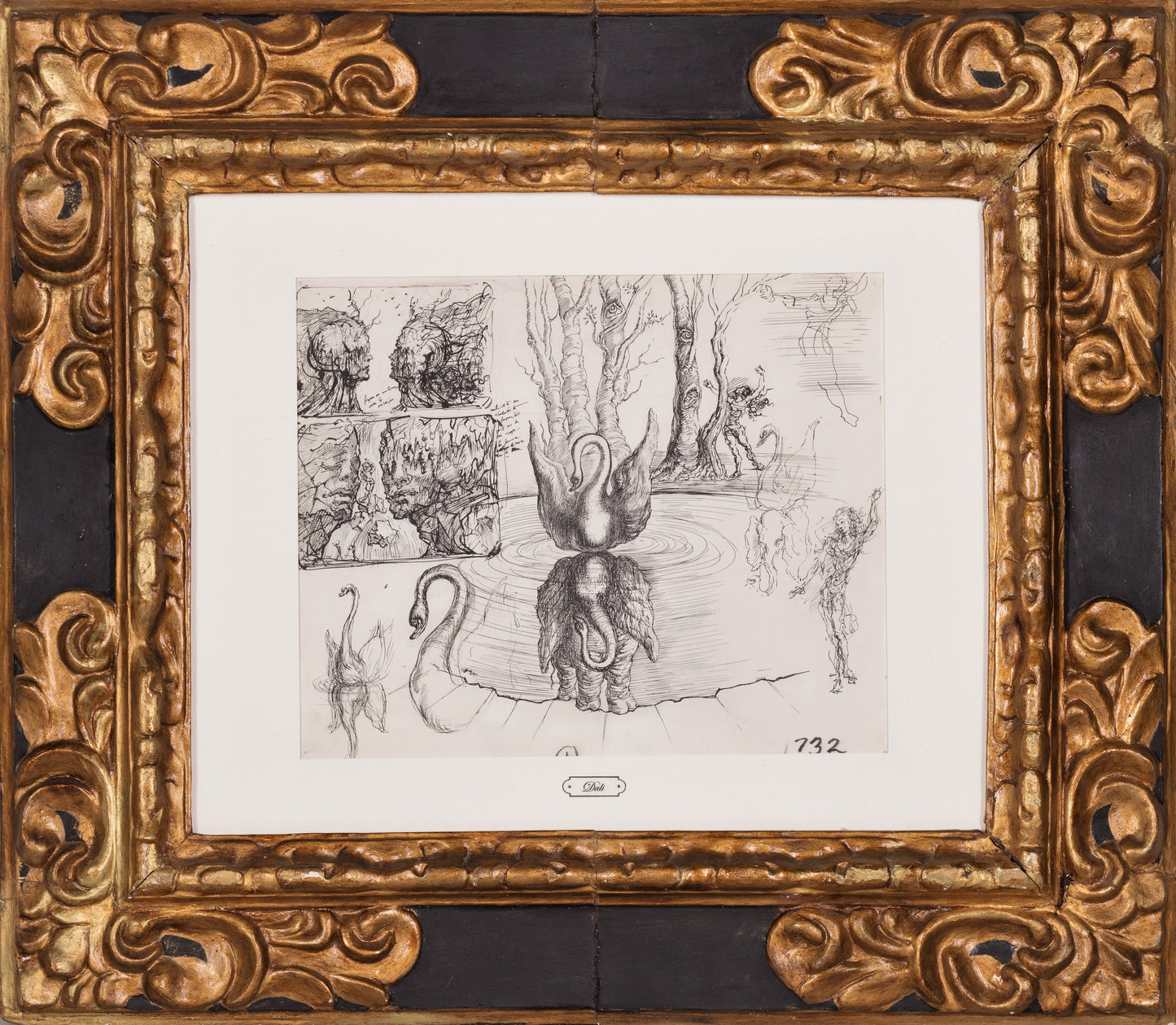 Composition Au Cygne et a l'Elephant