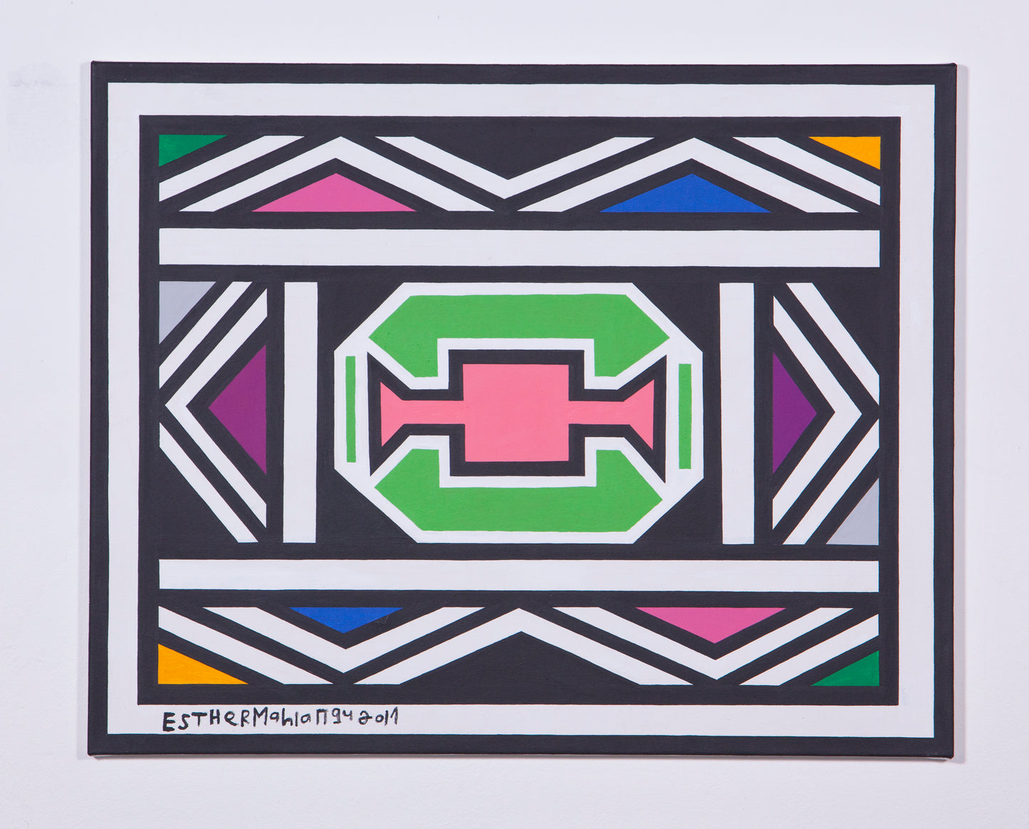 Untitled (Ndebele abstract)