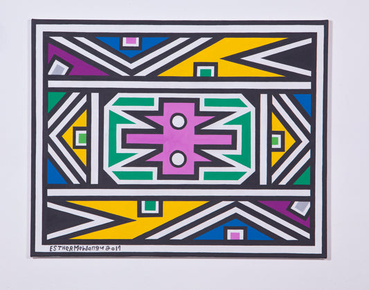Untitled (Ndebele abstract)