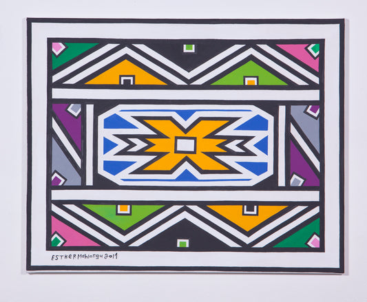 Untitled (Ndebele abstract)